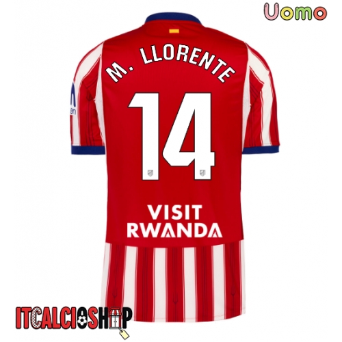 Atletico Madrid Marcos Llorente #14 Prima Maglia 2026-27 Manica Corta
